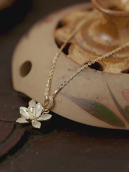 Chinese Bluebell Necklace