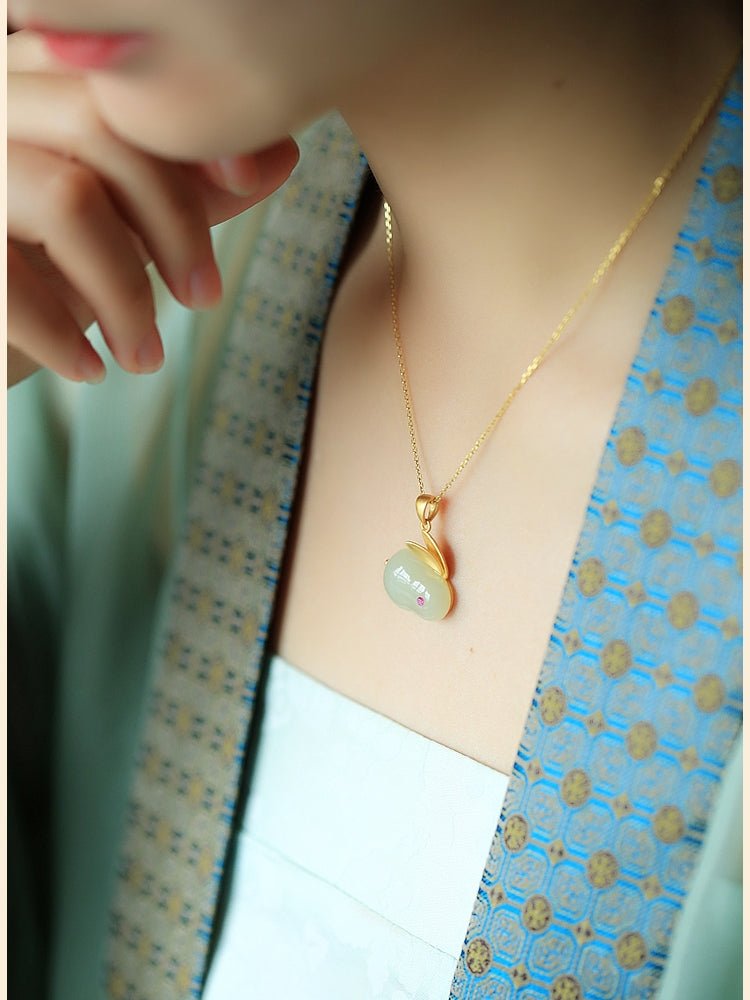 Rabbit Jade Necklace | Stylish Jade Jewelry - OrientGem