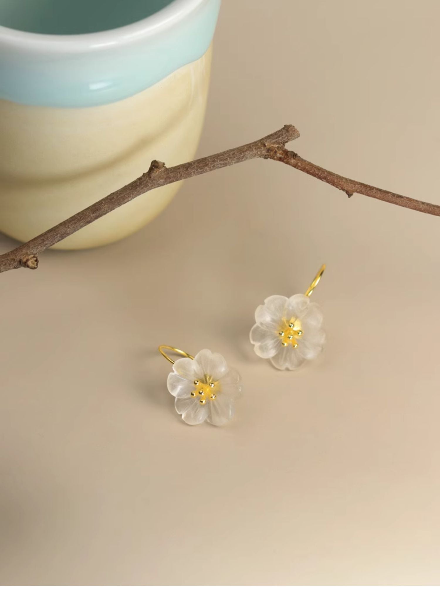 Rain Flower Earrings - OrientGem