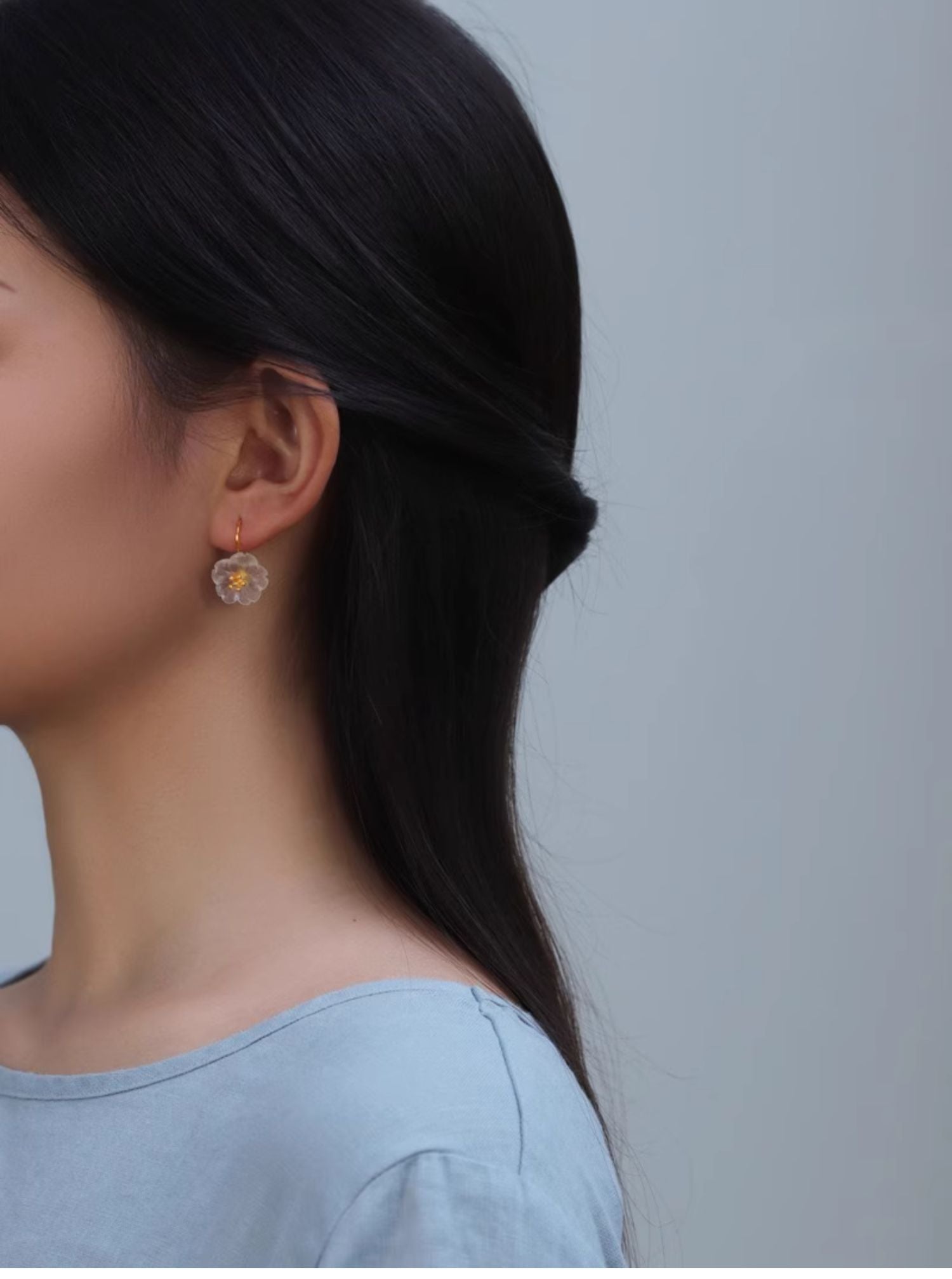 Rain Flower Earrings - OrientGem