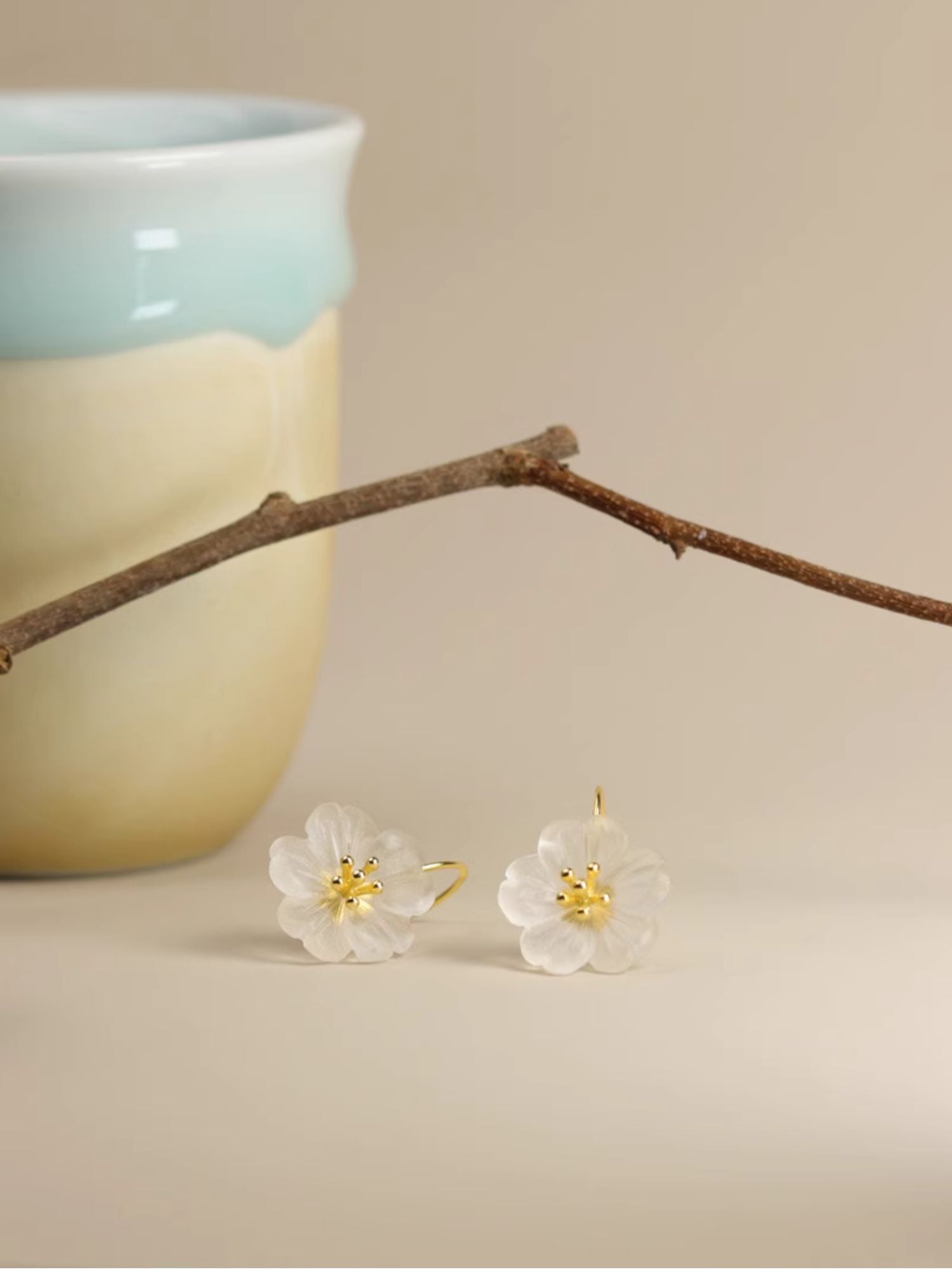 Rain Flower Earrings - OrientGem