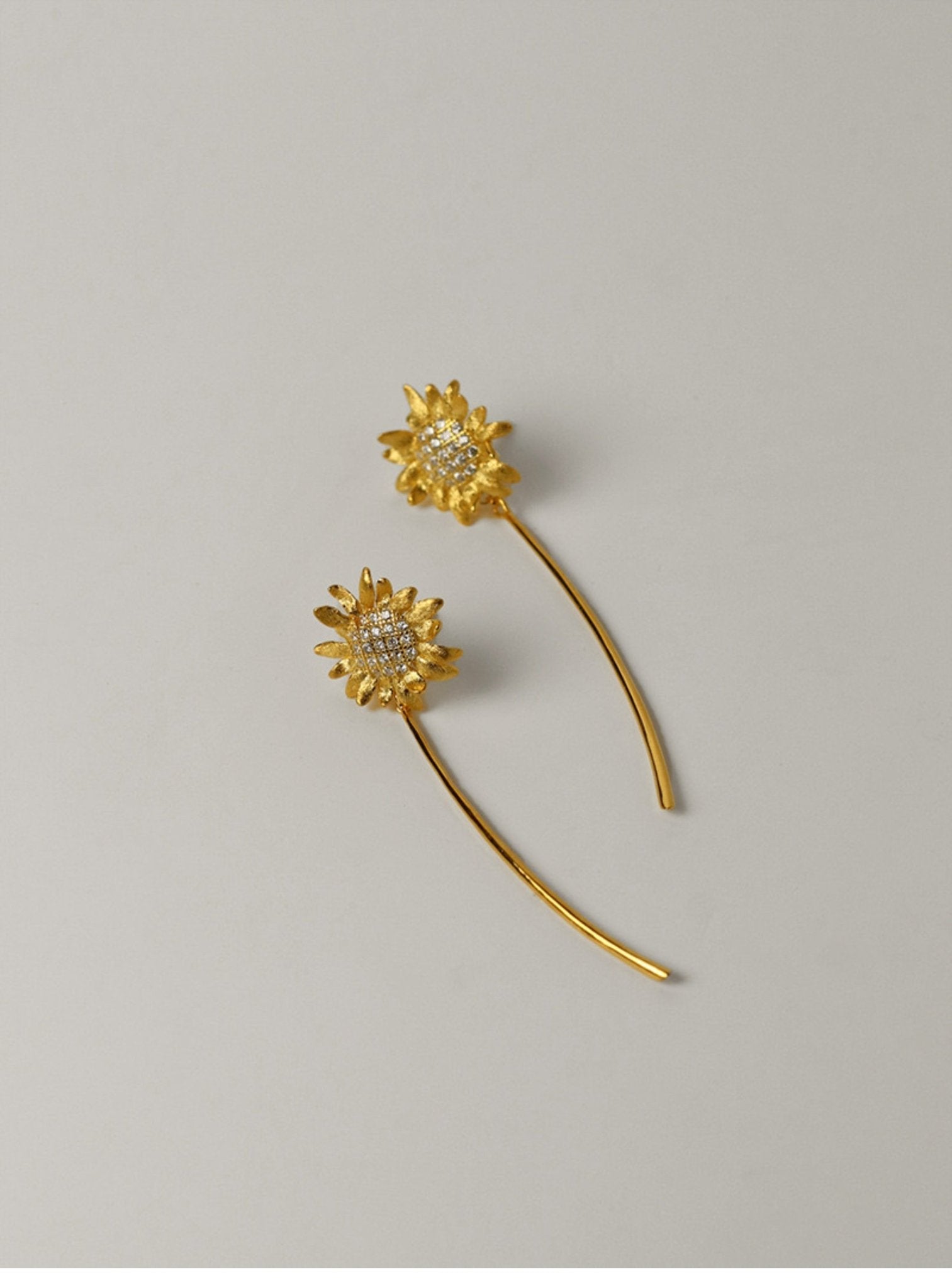 Sun - Flowers Earrings - OrientGem