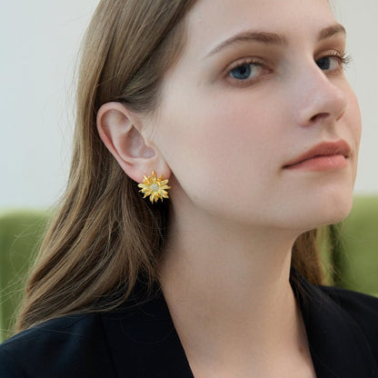 Sunflower Earrings - OrientGem