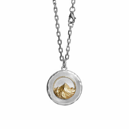 Sunlit Golden Mountain Necklace - OrientGem