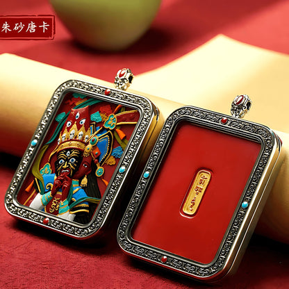 Thangka Necklace + Handmade Rope - necklace - ORIENTGEM