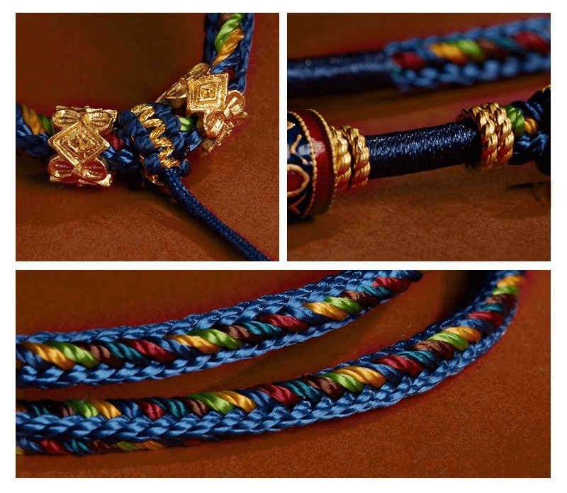 Tibetan - Style Purely Handmade Woven Cord - OrientGem