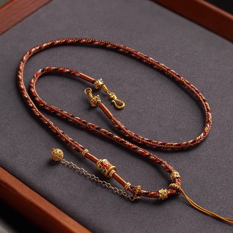 Tibetan - Style Purely Handmade Woven Cord - OrientGem