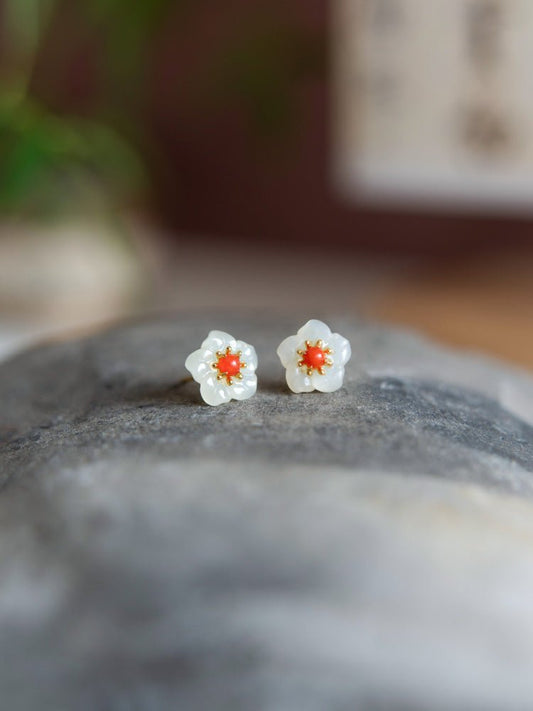 Wintersweet Earring - earring - ORIENTGEM